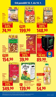akční leták Lidl 12.1.2026-14.1.2026