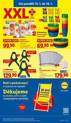 akční leták Lidl 12.1.2026-14.1.2026