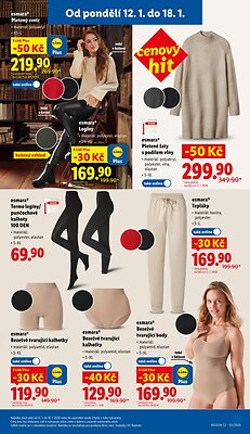 akční leták Lidl 12.1.2026-14.1.2026