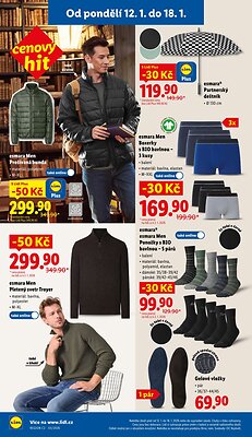 akční leták Lidl 12.1.2026-14.1.2026