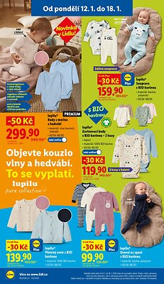 akční leták Lidl 12.1.2026-14.1.2026