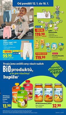 akční leták Lidl 12.1.2026-14.1.2026