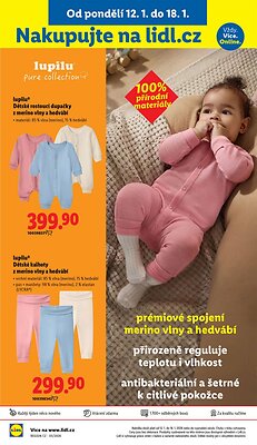 akční leták Lidl 12.1.2026-14.1.2026
