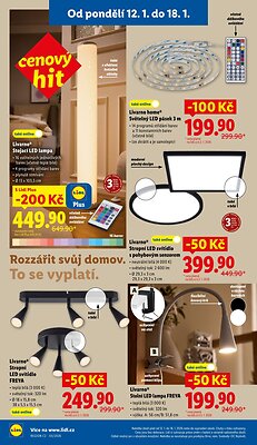 akční leták Lidl 12.1.2026-14.1.2026