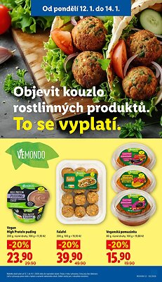 akční leták Lidl 12.1.2026-14.1.2026