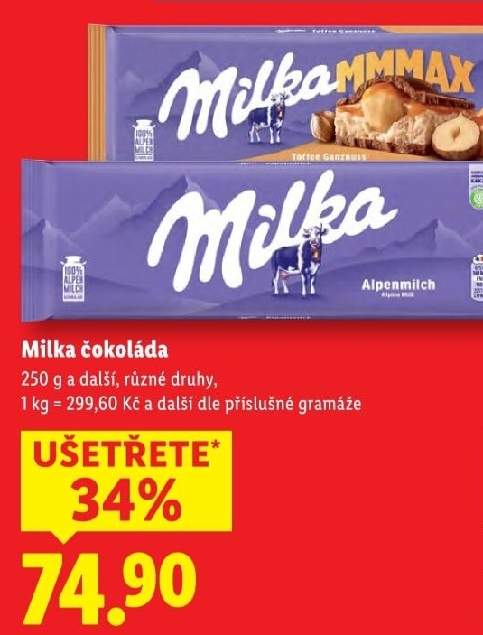 Čokoláda Milka