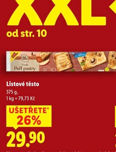 Těsto listové Chef Select