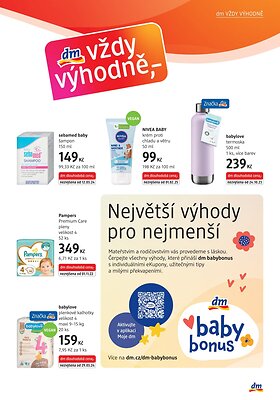 akční leták dm drogerie 9.1.2026-4.2.2026