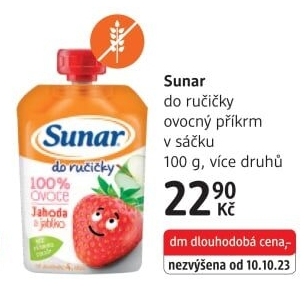 Kapsička do ručičky Ovocný příkrm Sunar