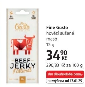Maso sušené Jerky Fine Gusto