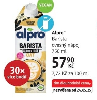 Nápoj ovesný Barista Alpro