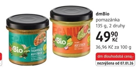 Pomazánky dm Bio