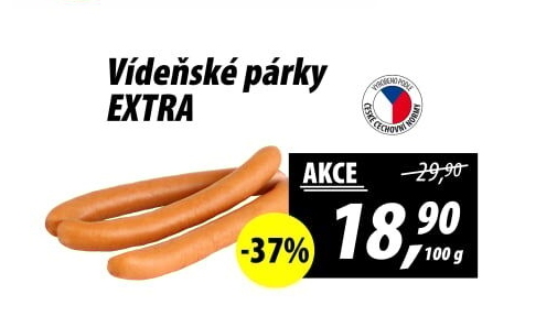 Párky vídeňské extra
