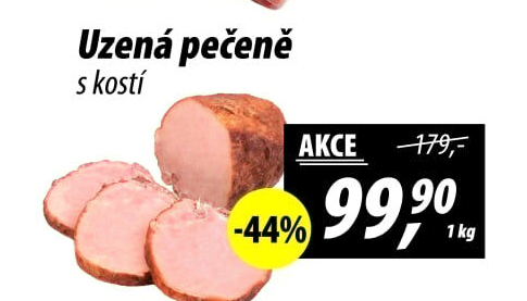 Uzená pečeně s kostí
