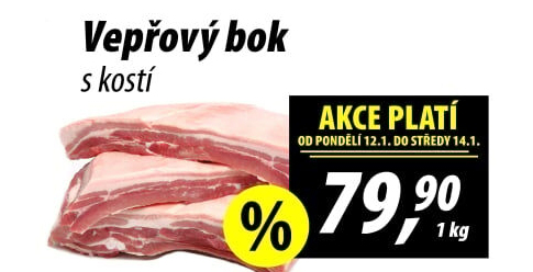 Vepřový bok s kostí