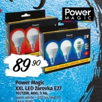 LED žárovka Power Magic