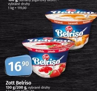 Mléčná rýže Belriso Zott