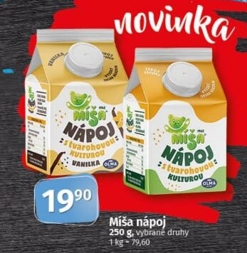 Mléčný kysaný nápoj Míša