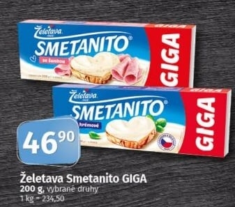 Sýr tavený Smetanito Želetava
