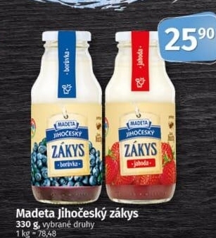 Zákys Jihočeský ochucený Madeta