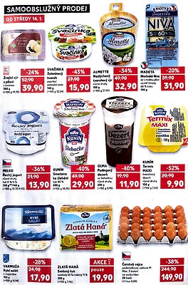 akční leták Kaufland 14.1.2026-20.1.2026