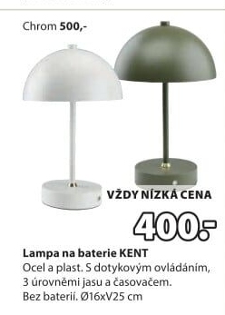 Aku stolní lampa Kent