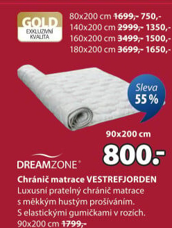 Chránič matrace Dreamzone