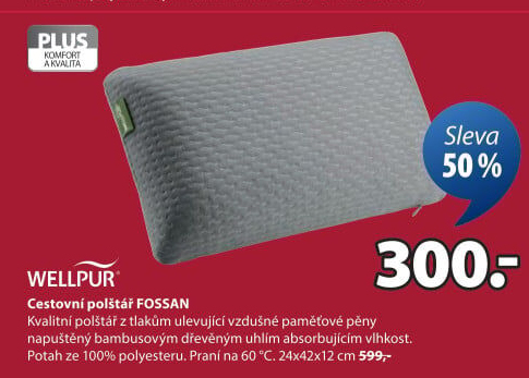 Polštář cestovní Wellpur