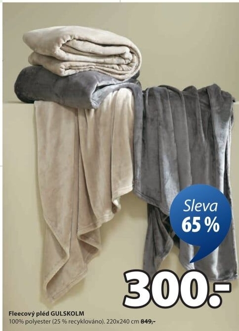 Přehoz - pléd fleecový