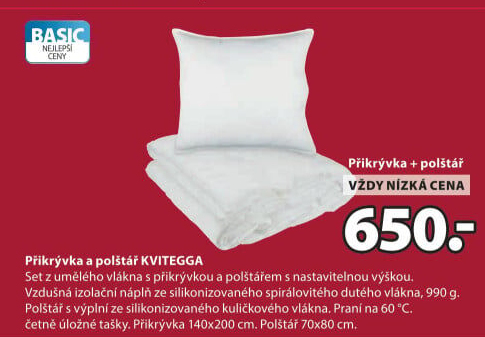 Sada přikrývka a polštář