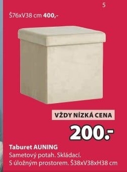 Taburet skládací Auning