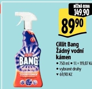 Odstraňovač vodního kamene Cillit Bang