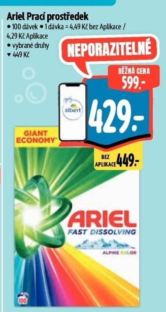 Prací prostředky Ariel