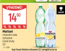 Ochucená voda Mattoni