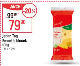 Sýr Ementál Jeden Tag