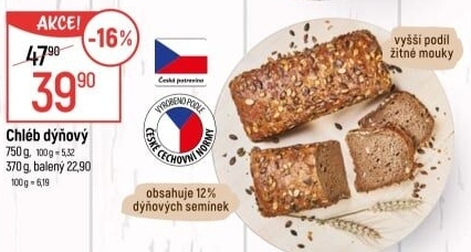 Chléb dýňový