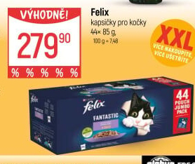Kapsičky pro kočky Fantastic Felix Purina