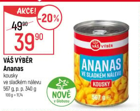 Kompot ananas Váš Výběr