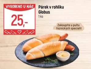 Párek v rohlíku Globus