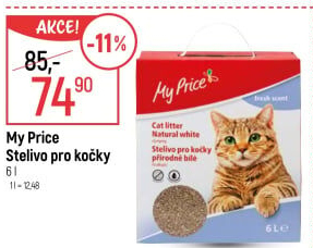 Stelivo pro kočky My Price