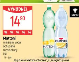 Ochucená voda Mattoni