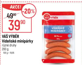 Vídeňské minipárky Váš Výběr