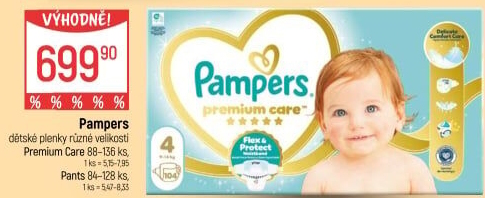 Pleny dětské Pampers Premium Care
