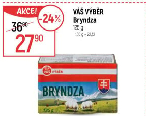 Sýr Bryndza Váš Výběr