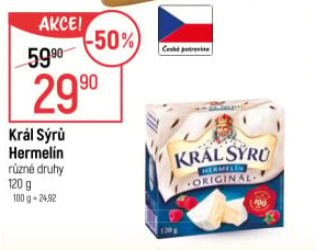 Sýr Hermelín Král sýrů