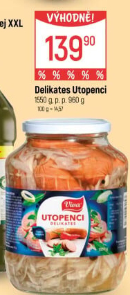 Utopenci delikates Viva