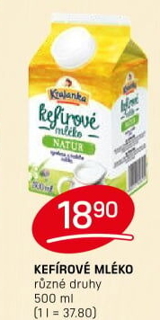 Kefírové mléko Krajanka
