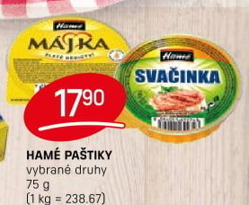 Paštiky Hamé