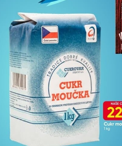 Cukr moučka Cukrovar Vrbátky