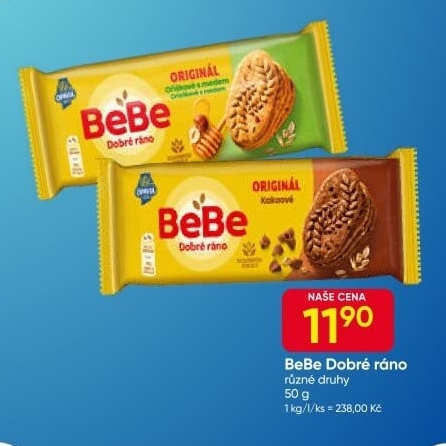 Sušenky BeBe Dobré ráno Opavia